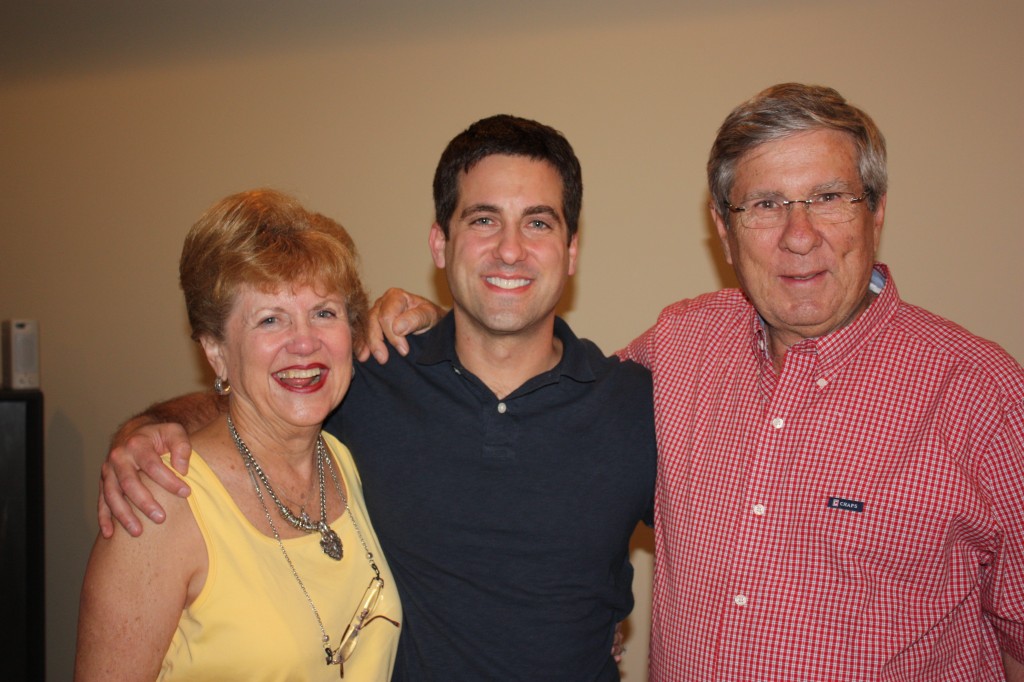 John Gunter with parents