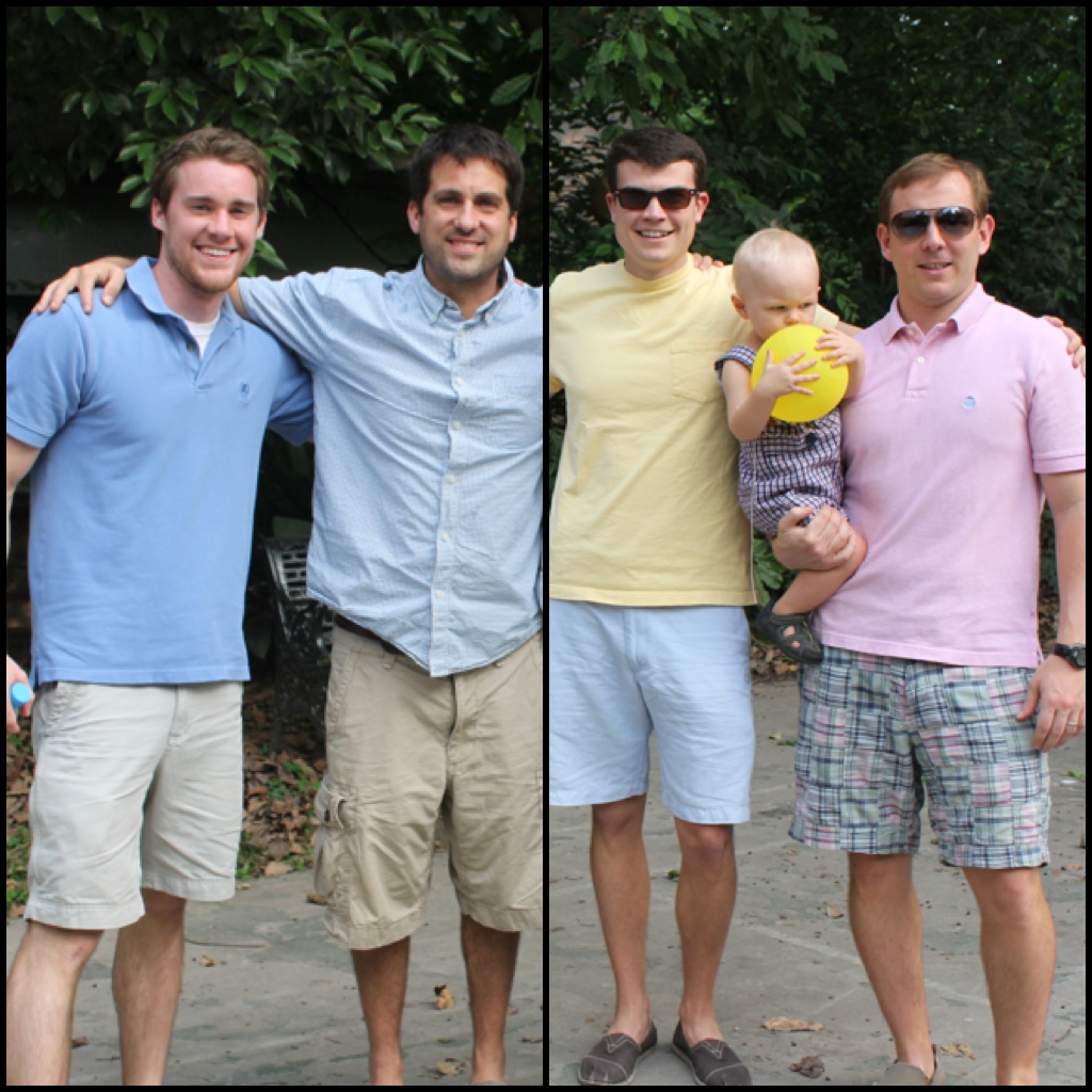 Some of the men I have been friends with here in Asia (Hughes Lowman, Scott Littlepage, and Chris Musgrove (with Maddox)