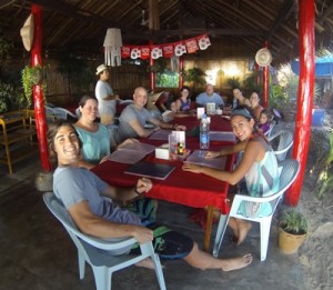 Some of the folks at Koh Lanta with me (at dinner)