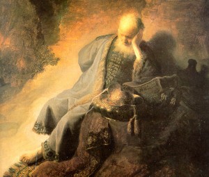 One of the Rembrandt's I saw that day in Amsterdam (Jeremiah Lamenting the Destruction of Jerusalem)