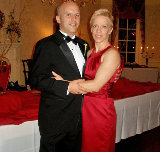 Tracey and Craig Clarke at Jiexia and Phil Autry's wedding in August 2010